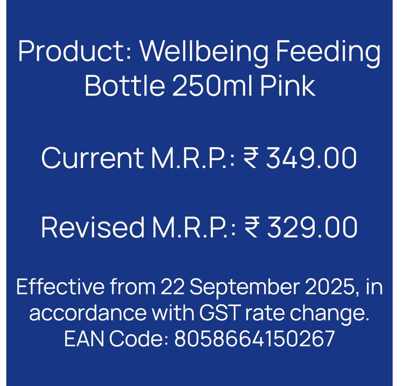 Well-Being Feeding Bottle (250ml, Medium) (Pink) image number 9